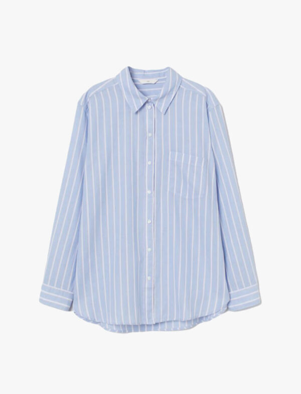 Camisa Listrada de Algodão