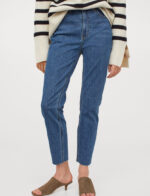 Calça Jeans Slim High Ankle