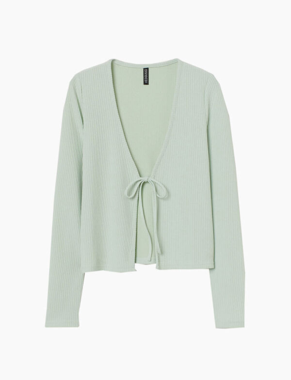 Cardigan Canelado