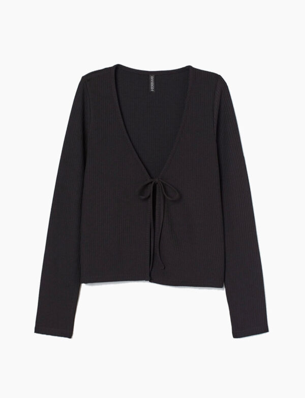Cardigan Canelado